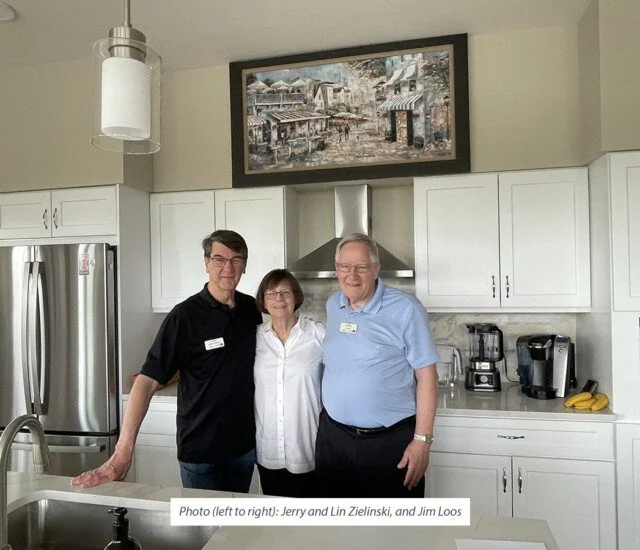 Photo (left to right): Jerry and Lin Zielinski, and Jim Loos